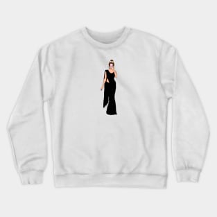 Black saree girl Crewneck Sweatshirt